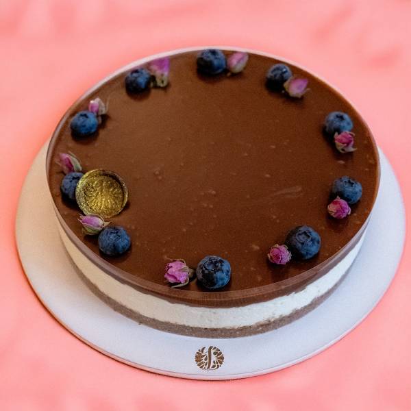 Chocolate Blueberry Cheesecake